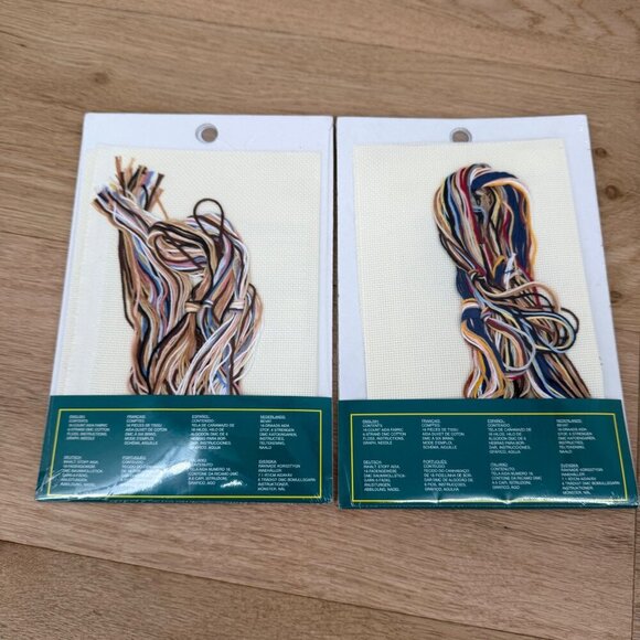 JanLynn Cherished Teddies Cross Stitch Kit LOT of 2 Occupation Doctor Police NEW - Picture 2 of 6